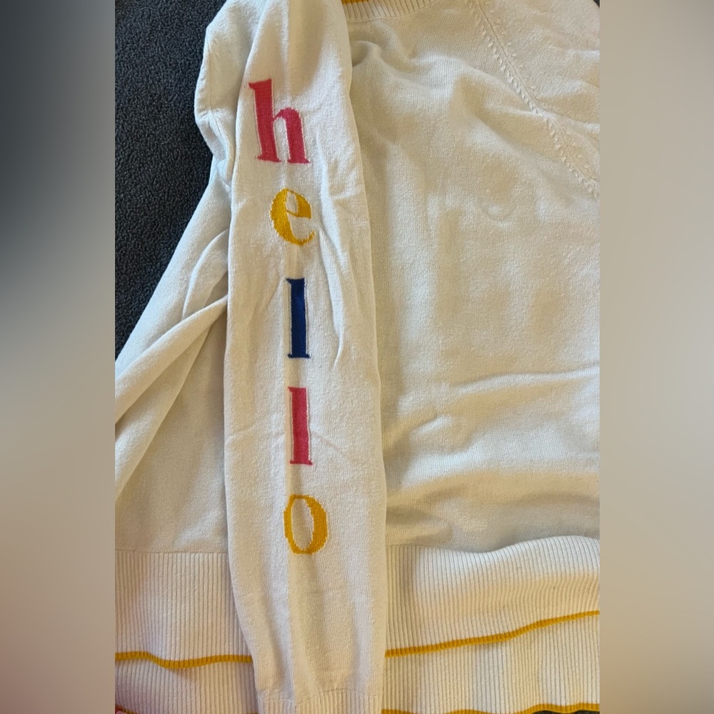 Boden Women's “Hello Bye Bye” Sweater